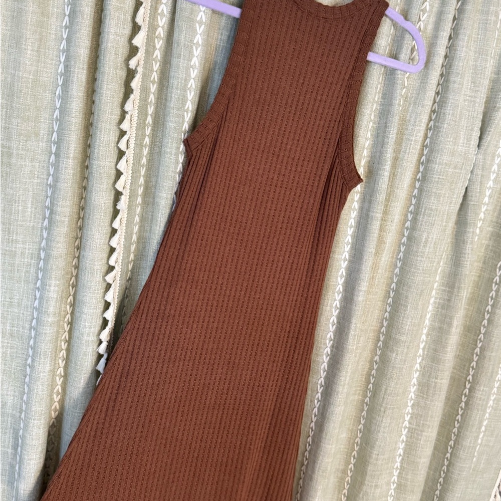 Gilli Chocolate Brown Sleeveless Maxi Dress